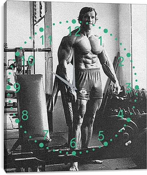 Часы картина - Арнольд Шварценеггер (Arnold Schwarzenegger) Часы картина - Арнольд Шварценеггер (Arnold Schwarzenegger)