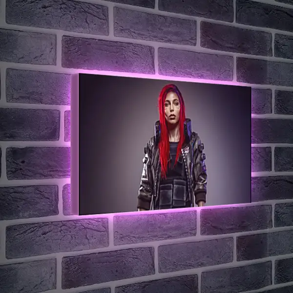 Лайтбокс световая панель - Cyberpunk 2077 Лайтбокс световая панель - Cyberpunk 2077