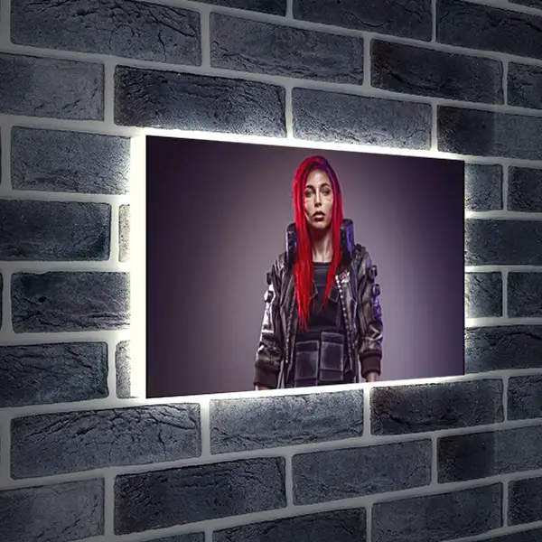 Лайтбокс световая панель - Cyberpunk 2077 Лайтбокс световая панель - Cyberpunk 2077