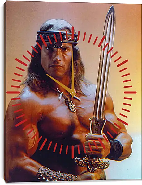 Часы картина - Арнольд Шварценеггер (Arnold Schwarzenegger) Часы картина - Арнольд Шварценеггер (Arnold Schwarzenegger)