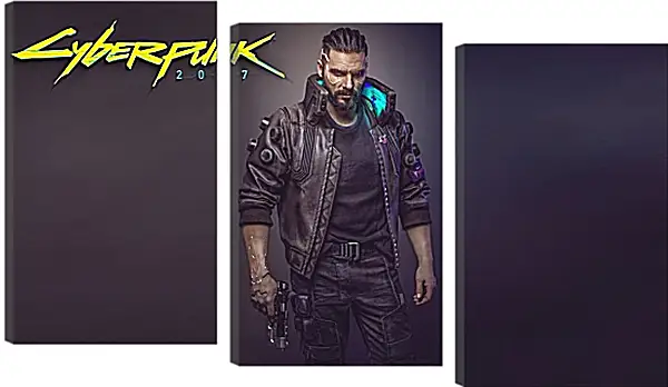 Модульная картина - Cyberpunk 2077 Модульная картина - Cyberpunk 2077