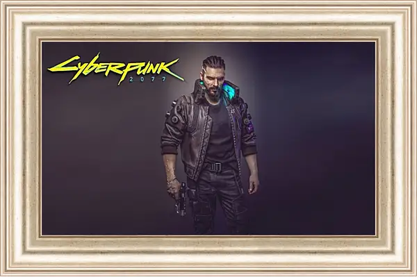 Картина в раме - Cyberpunk 2077 Картина в раме - Cyberpunk 2077
