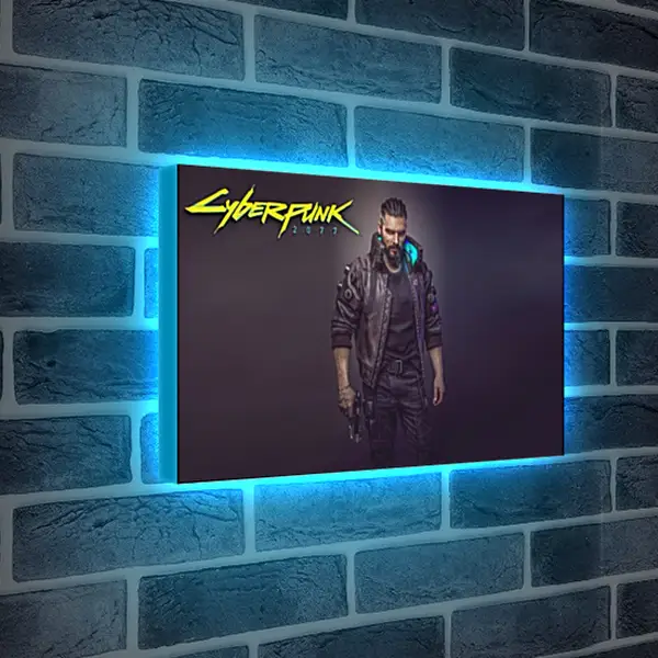 Лайтбокс световая панель - Cyberpunk 2077 Лайтбокс световая панель - Cyberpunk 2077