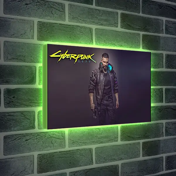 Лайтбокс световая панель - Cyberpunk 2077 Лайтбокс световая панель - Cyberpunk 2077