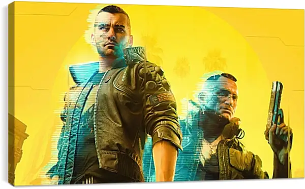 Постер на подрамнике - Cyberpunk 2077 Постер на подрамнике - Cyberpunk 2077