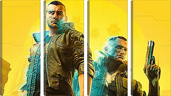 Модульная картина - Cyberpunk 2077 Модульная картина - Cyberpunk 2077