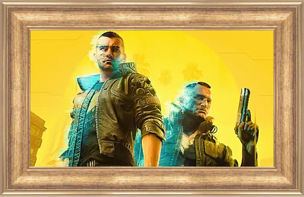 Картина в раме - Cyberpunk 2077 Картина в раме - Cyberpunk 2077
