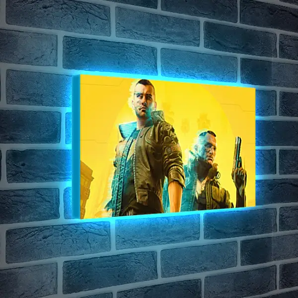 Лайтбокс световая панель - Cyberpunk 2077 Лайтбокс световая панель - Cyberpunk 2077