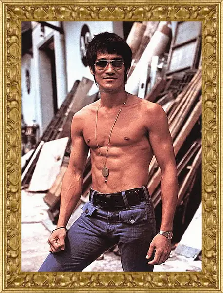 Картина в раме - Брюс Ли (Bruce Lee) Картина в раме - Брюс Ли (Bruce Lee)