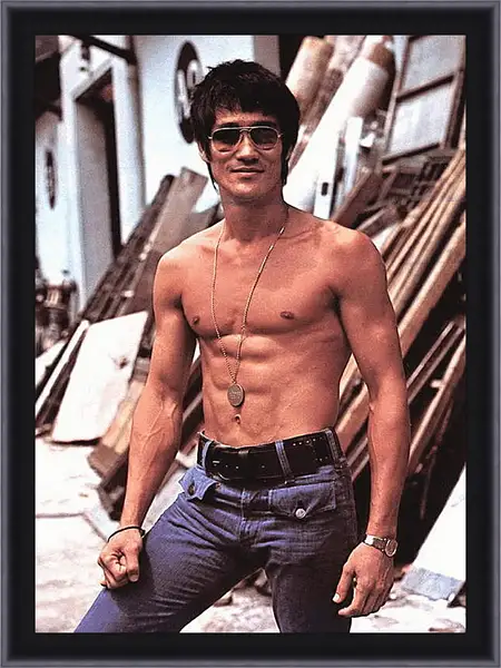 Картина в раме - Брюс Ли (Bruce Lee) Картина в раме - Брюс Ли (Bruce Lee)