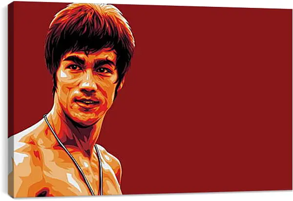 Постер на подрамнике - Брюс Ли (Bruce Lee) Постер на подрамнике - Брюс Ли (Bruce Lee)