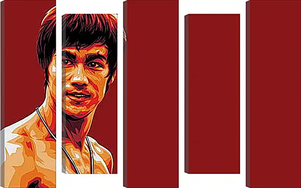 Модульная картина - Брюс Ли (Bruce Lee) Модульная картина - Брюс Ли (Bruce Lee)