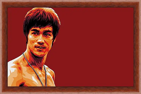 Картина в раме - Брюс Ли (Bruce Lee) Картина в раме - Брюс Ли (Bruce Lee)
