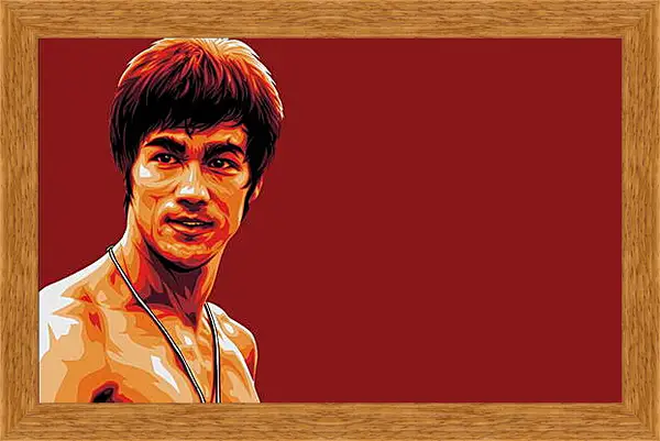 Картина в раме - Брюс Ли (Bruce Lee) Картина в раме - Брюс Ли (Bruce Lee)