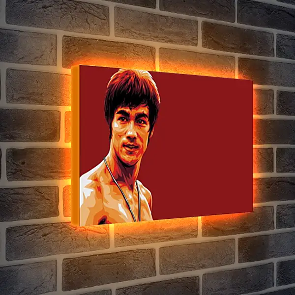 Лайтбокс световая панель - Брюс Ли (Bruce Lee) Лайтбокс световая панель - Брюс Ли (Bruce Lee)