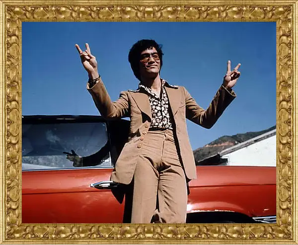 Картина в раме - Брюс Ли (Bruce Lee) Картина в раме - Брюс Ли (Bruce Lee)