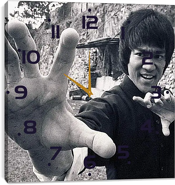 Часы картина - Брюс Ли (Bruce Lee) Часы картина - Брюс Ли (Bruce Lee)
