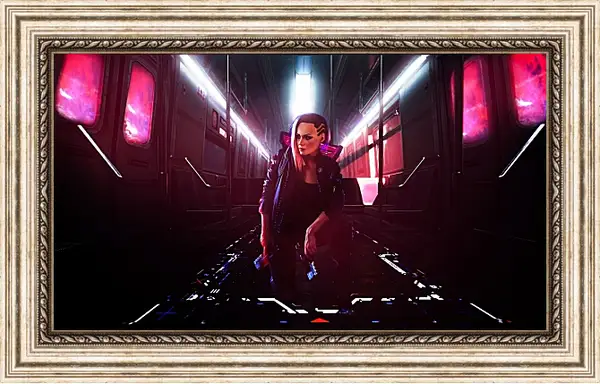 Картина в раме - Cyberpunk 2077 Картина в раме - Cyberpunk 2077