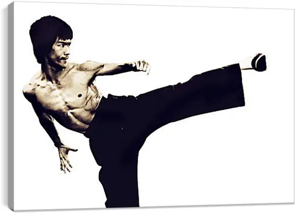 Постер на подрамнике - Брюс Ли (Bruce Lee) Постер на подрамнике - Брюс Ли (Bruce Lee)