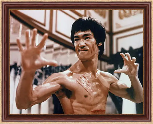 Картина в раме - Брюс Ли (Bruce Lee) Картина в раме - Брюс Ли (Bruce Lee)