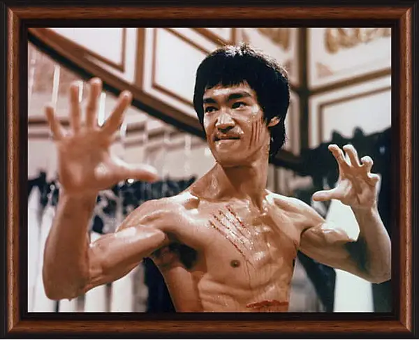 Картина в раме - Брюс Ли (Bruce Lee) Картина в раме - Брюс Ли (Bruce Lee)