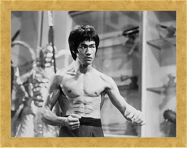 Картина в раме - Брюс Ли (Bruce Lee) Картина в раме - Брюс Ли (Bruce Lee)