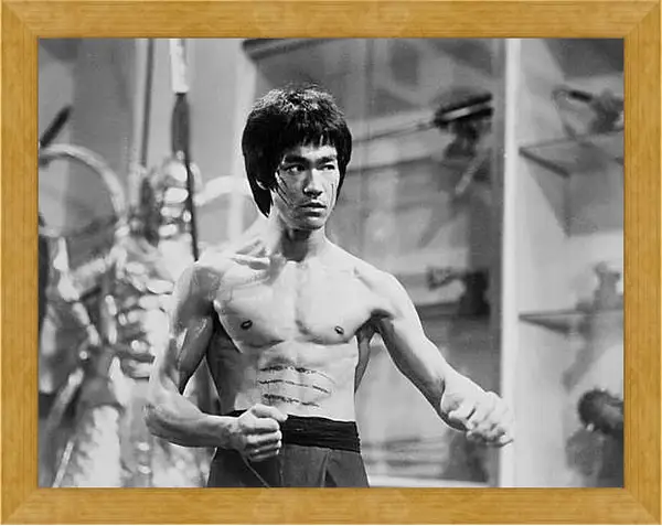 Картина в раме - Брюс Ли (Bruce Lee) Картина в раме - Брюс Ли (Bruce Lee)