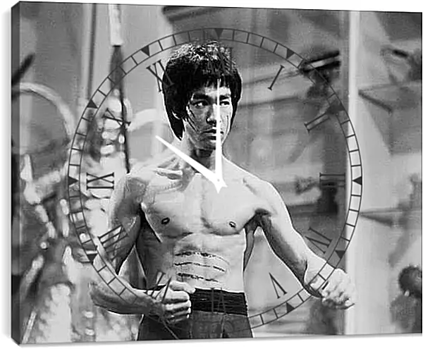 Часы картина - Брюс Ли (Bruce Lee) Часы картина - Брюс Ли (Bruce Lee)