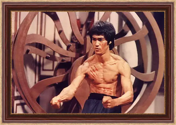 Картина в раме - Брюс Ли (Bruce Lee) Картина в раме - Брюс Ли (Bruce Lee)