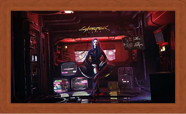 Картина в раме - Cyberpunk 2077 Картина в раме - Cyberpunk 2077