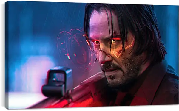 Постер на подрамнике - Cyberpunk 2077 Постер на подрамнике - Cyberpunk 2077