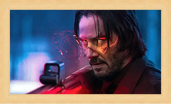 Картина в раме - Cyberpunk 2077 Картина в раме - Cyberpunk 2077