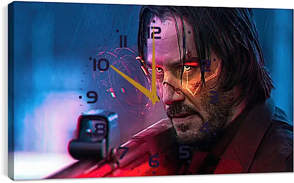 Часы картина - Cyberpunk 2077 Часы картина - Cyberpunk 2077