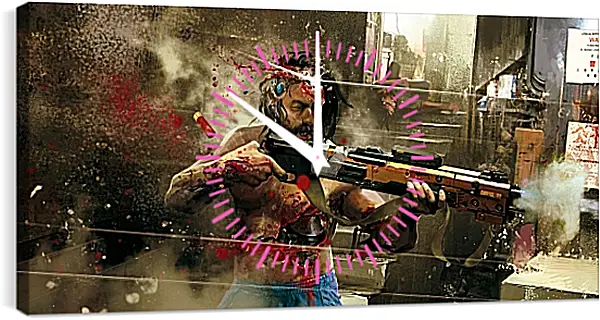 Часы картина - Cyberpunk 2077 Часы картина - Cyberpunk 2077