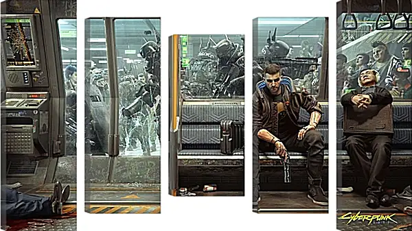 Модульная картина - Cyberpunk 2077 Модульная картина - Cyberpunk 2077