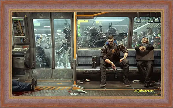Картина в раме - Cyberpunk 2077 Картина в раме - Cyberpunk 2077