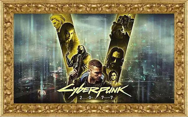 Картина в раме - Cyberpunk 2077 Картина в раме - Cyberpunk 2077