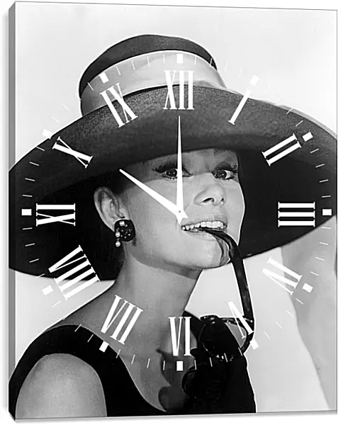Часы картина - Audrey Hepburn - Одри Хепберн Часы картина - Audrey Hepburn - Одри Хепберн