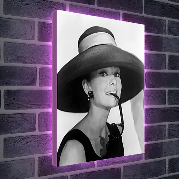 Лайтбокс световая панель - Audrey Hepburn - Одри Хепберн Лайтбокс световая панель - Audrey Hepburn - Одри Хепберн