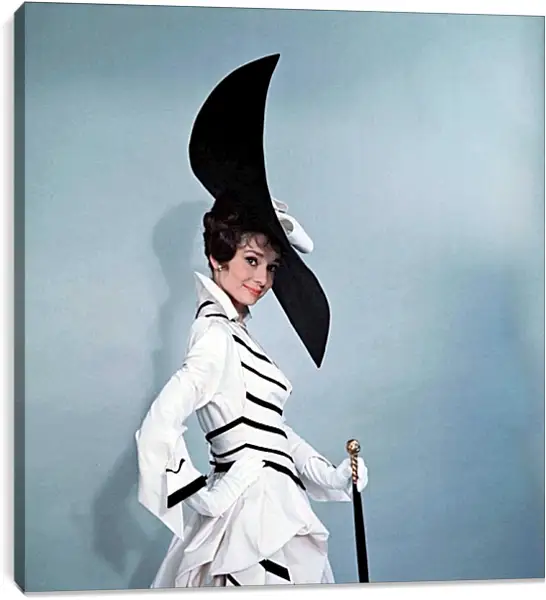 Постер на подрамнике - Audrey Hepburn - Одри Хепберн Постер на подрамнике - Audrey Hepburn - Одри Хепберн