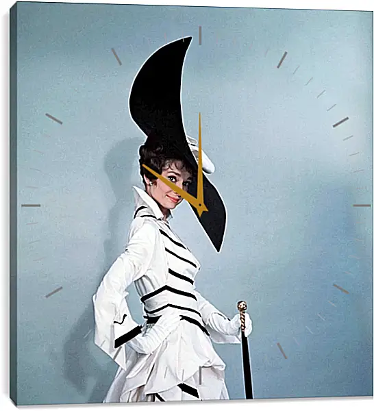 Часы картина - Audrey Hepburn - Одри Хепберн Часы картина - Audrey Hepburn - Одри Хепберн