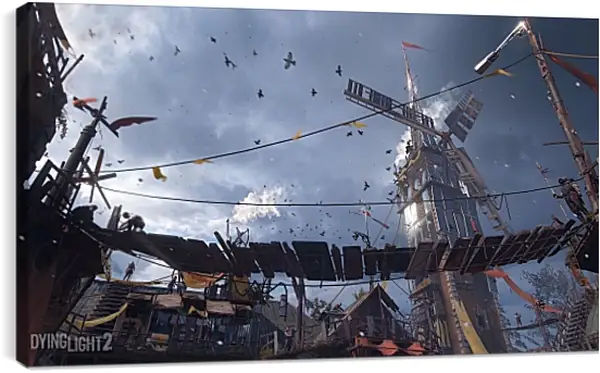 Постер на подрамнике - Dying Light 2: Stay Human Постер на подрамнике - Dying Light 2: Stay Human