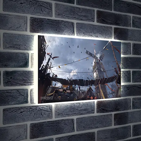 Лайтбокс световая панель - Dying Light 2: Stay Human Лайтбокс световая панель - Dying Light 2: Stay Human