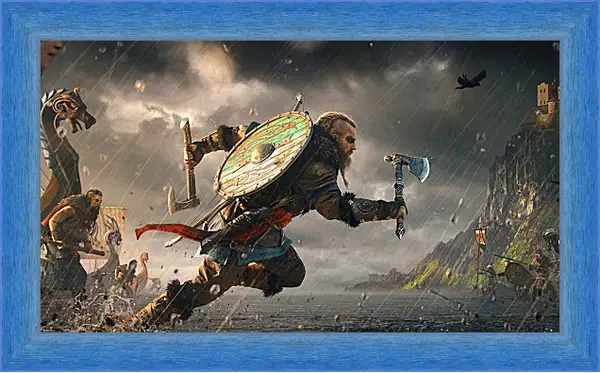 Картина в раме - Assassins Creed Valhalla Картина в раме - Assassins Creed Valhalla