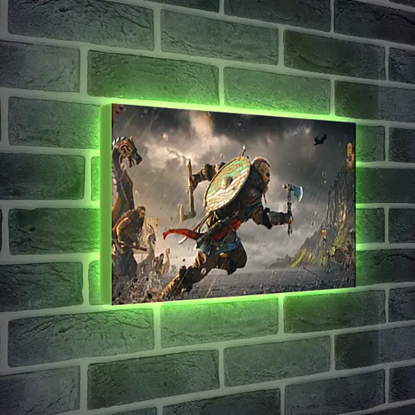 Лайтбокс световая панель - Assassins Creed Valhalla Лайтбокс световая панель - Assassins Creed Valhalla