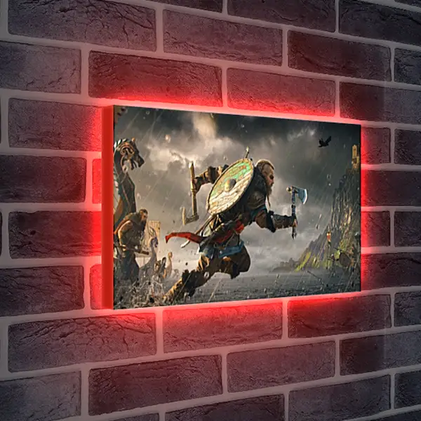 Лайтбокс световая панель - Assassins Creed Valhalla Лайтбокс световая панель - Assassins Creed Valhalla