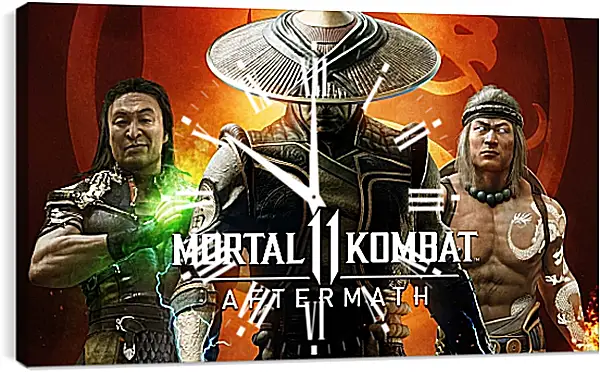 Часы картина - Mortal Kombat 11 Часы картина - Mortal Kombat 11