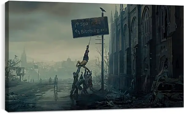 Постер на подрамнике - Dying Light 2: Stay Human Постер на подрамнике - Dying Light 2: Stay Human