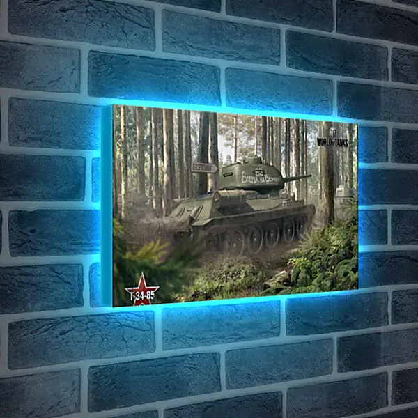Лайтбокс световая панель - world of tanks, tank, timber Лайтбокс световая панель - world of tanks, tank, timber