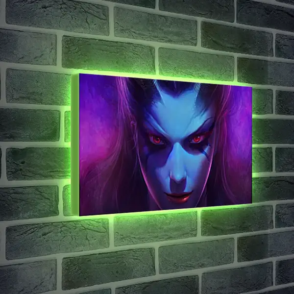 Лайтбокс световая панель - dota 2, queen of pain, akasha Лайтбокс световая панель - dota 2, queen of pain, akasha